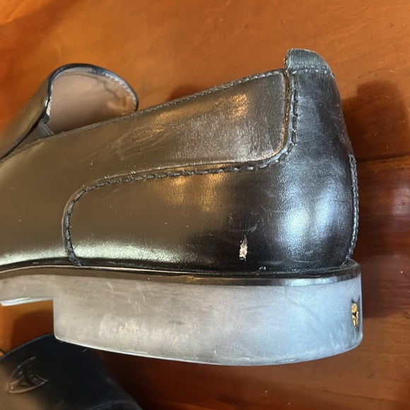 Michael Toschi Mario Double Side Gore Loafers Men\'s Black Leather Shoes main image 8